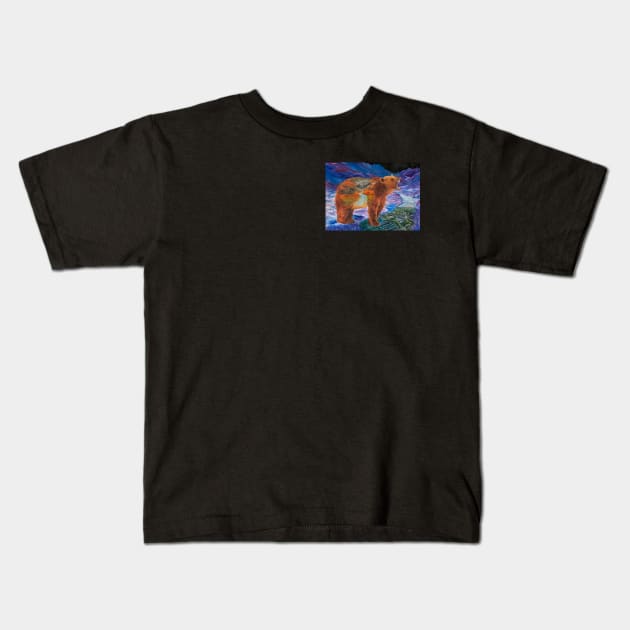 Chicago Bear Kids T-Shirt by jmonteart